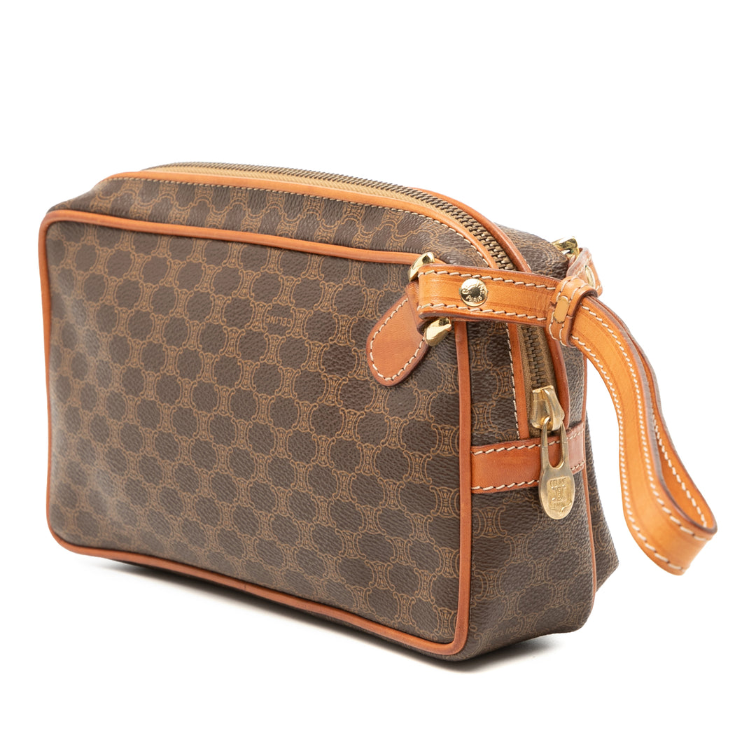 Celine Macadam Coated Toile Pochette