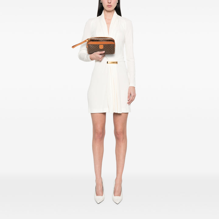 Celine Macadam Coated Toile Pochette
