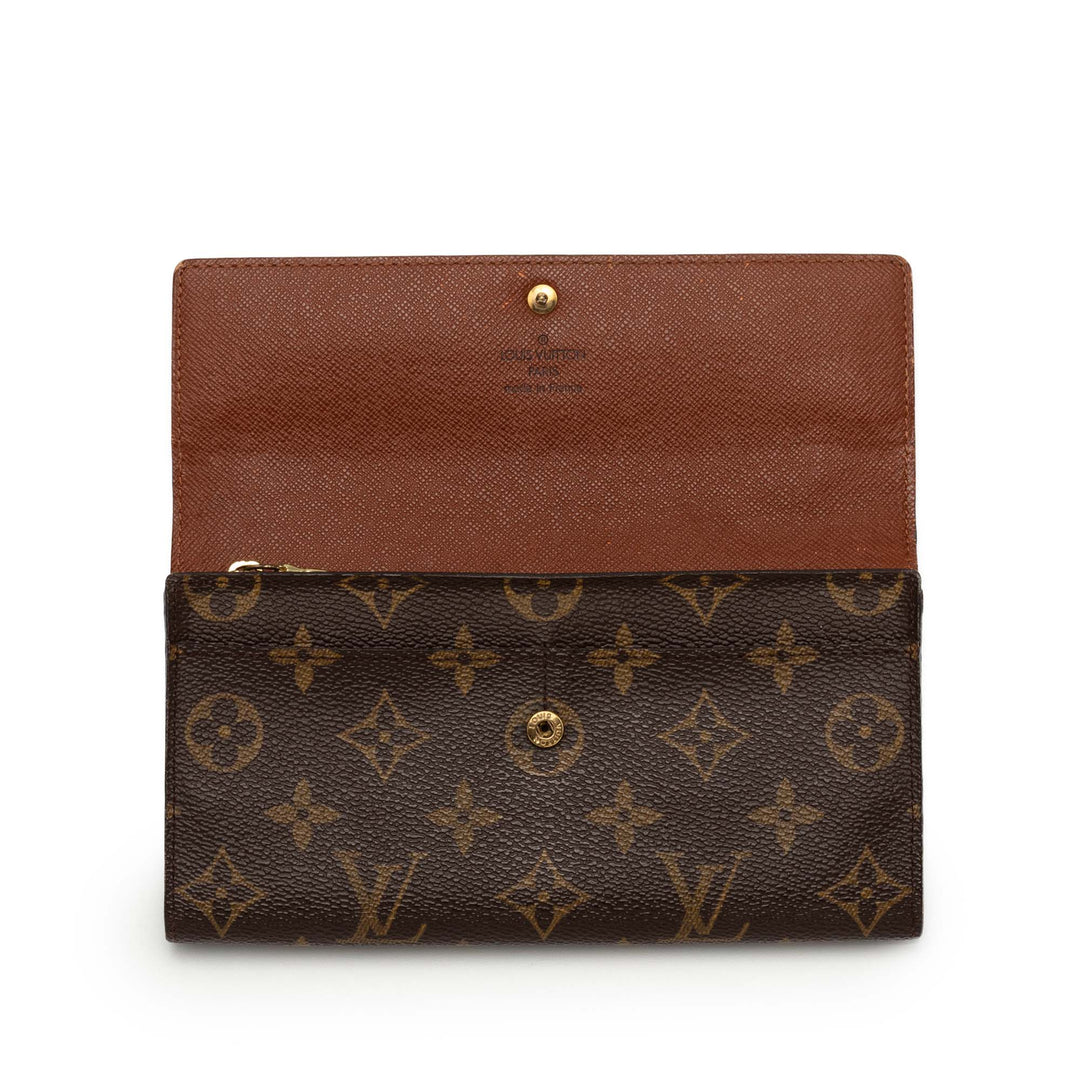 Louis Vuitton Monogram Sarah Portefeuille long