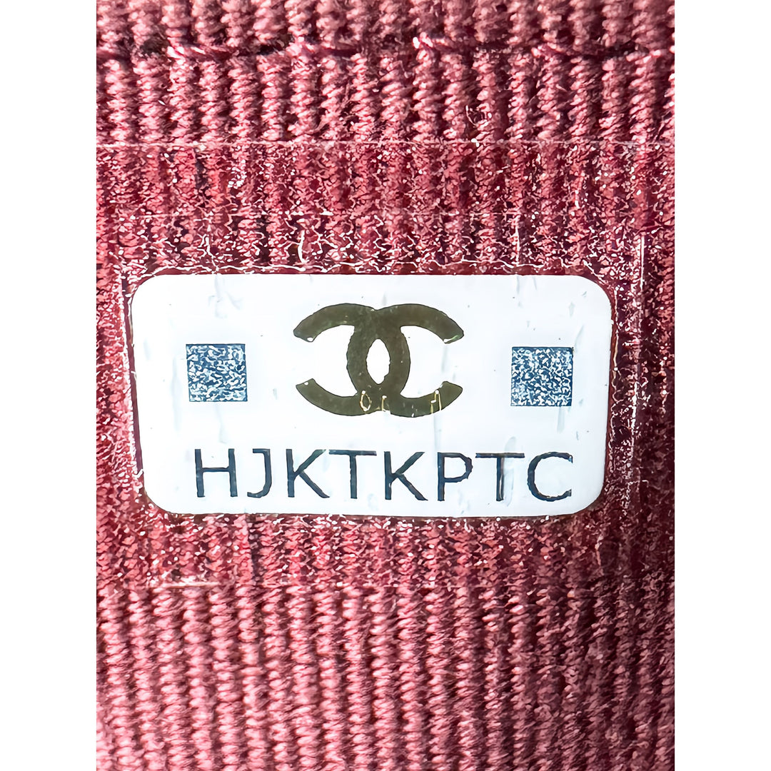 Chanel Matelassé Resin Perle Chaîne à rabat Mini Cuir d'agneau Noir – vue 10 – GABY PARIS