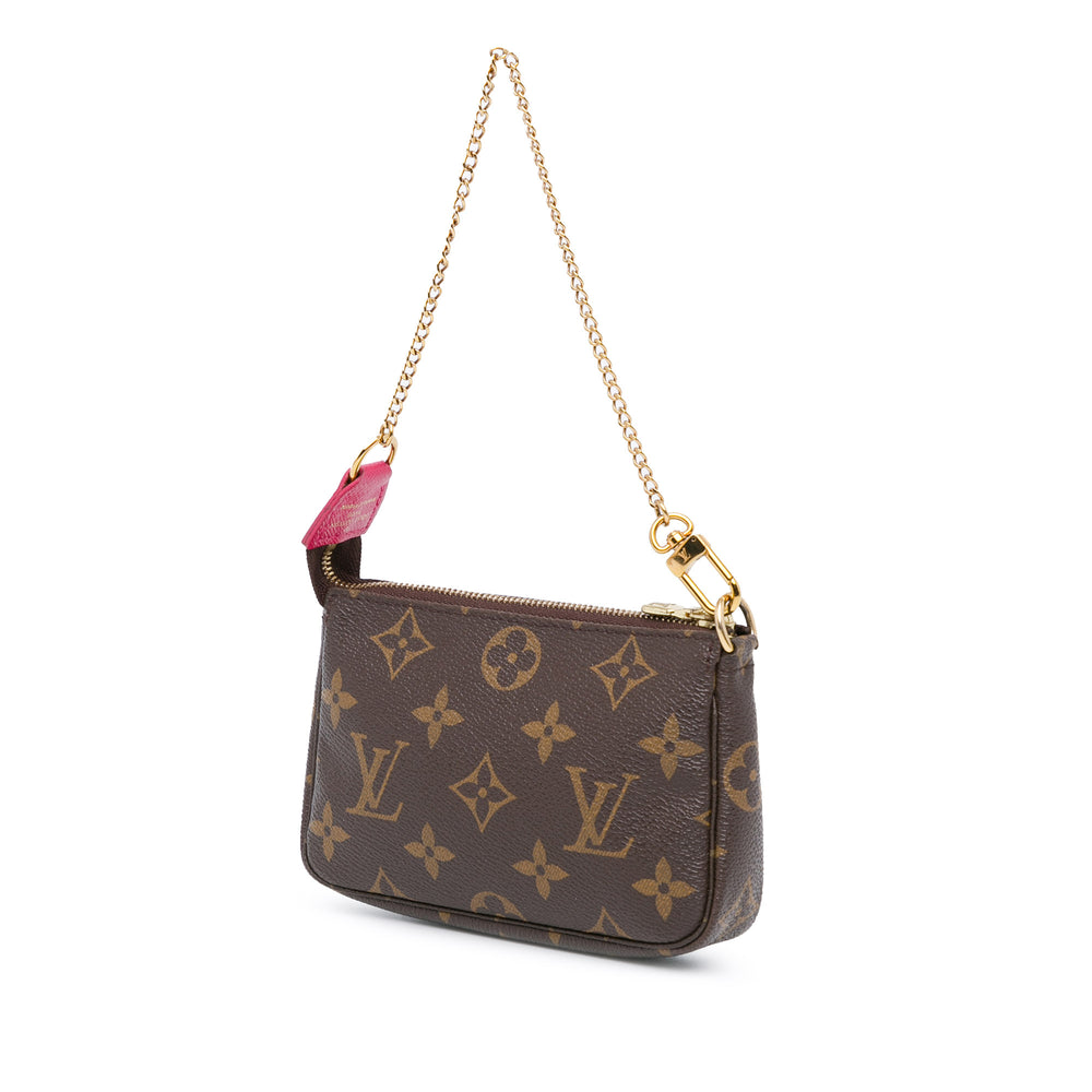 Monogram Giraffe Christmas Mini Pochette Accessoires Brown - Gaby Paris