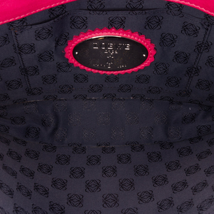 Anagram Nappa Bow Tie Clutch with Chain Pink - Gaby Paris