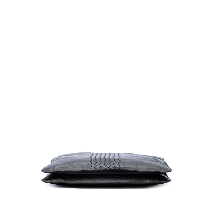 Bottega Veneta Porte-documents Intrecciato à finitions Souple Noir – vue 3 – GABY PARIS