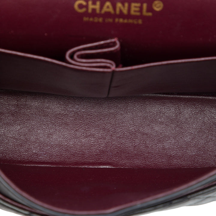 Chanel Classic Double rabat Moyen Cuir d'agneau Noir – vue 4 – GABY PARIS