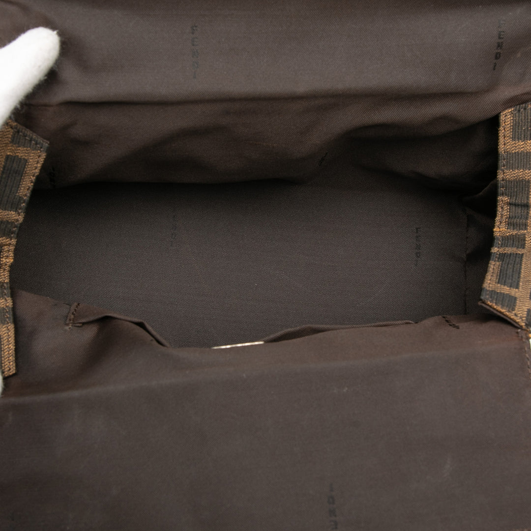 Fendi Zucca Toile Bento Boîte Sac bandoulière