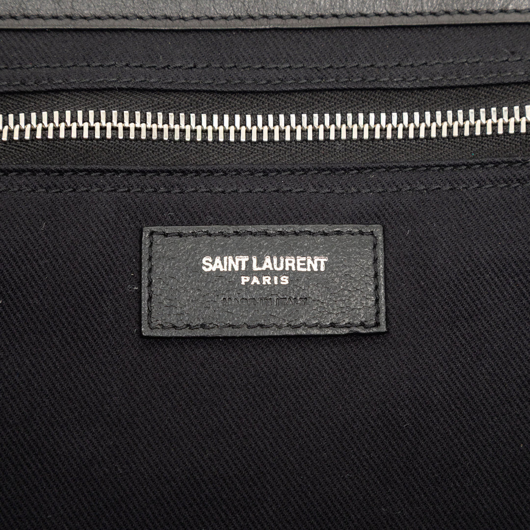 Saint Laurent Large Smooth Cuir de veau Rive Gauche Cabas