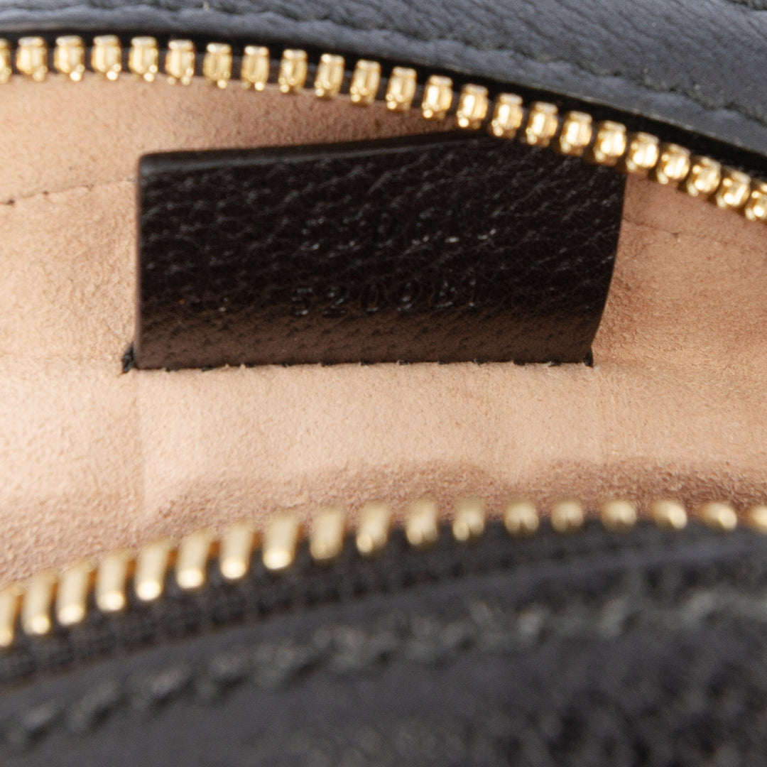 Gucci Mini Cuir de veau Web Ophidia Rond Sac porté croisé