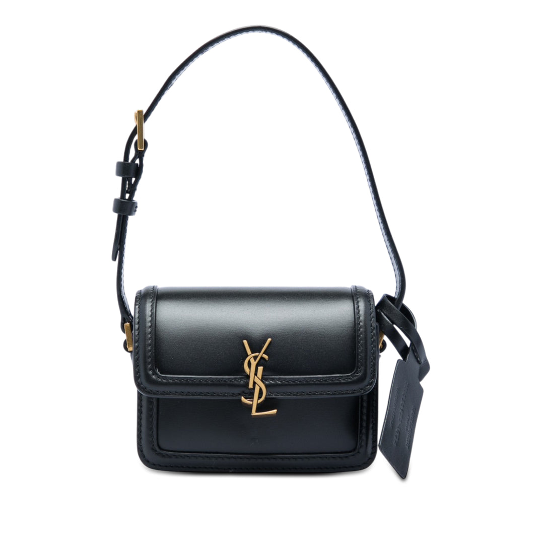 Saint Laurent Micro Cuir de veau Solferino Sac In Boîte