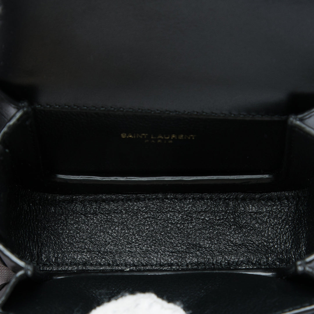 Saint Laurent Micro Cuir de veau Solferino Sac In Boîte