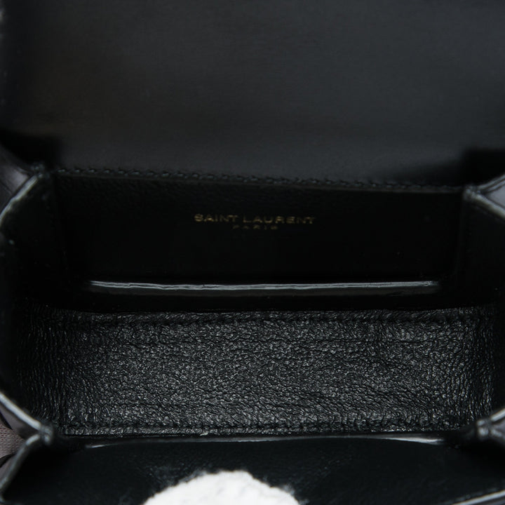 Saint Laurent Micro Cuir de veau Solferino Sac In Boîte
