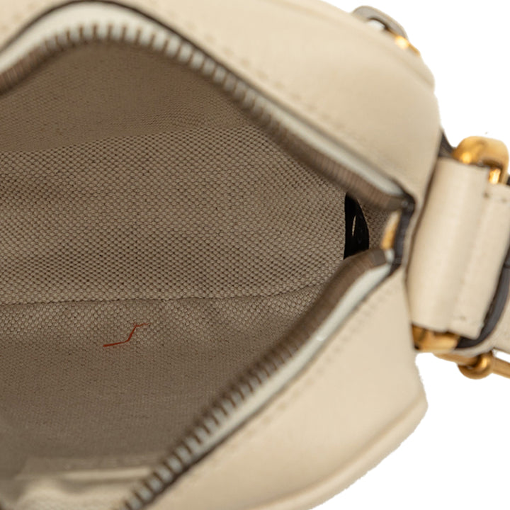 Gucci grainé Logo Sac Mini Cuir de veau grainé