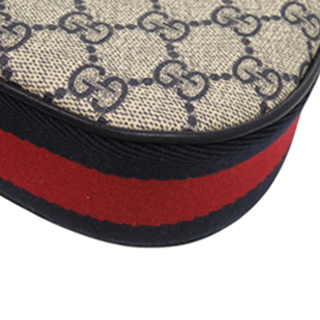 Gucci Small GG Supreme Web Attache Sac porté croisé