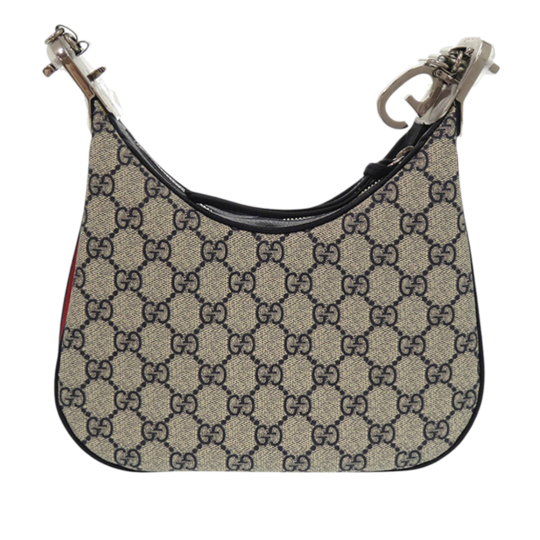 Gucci Small GG Supreme Web Attache Sac porté croisé