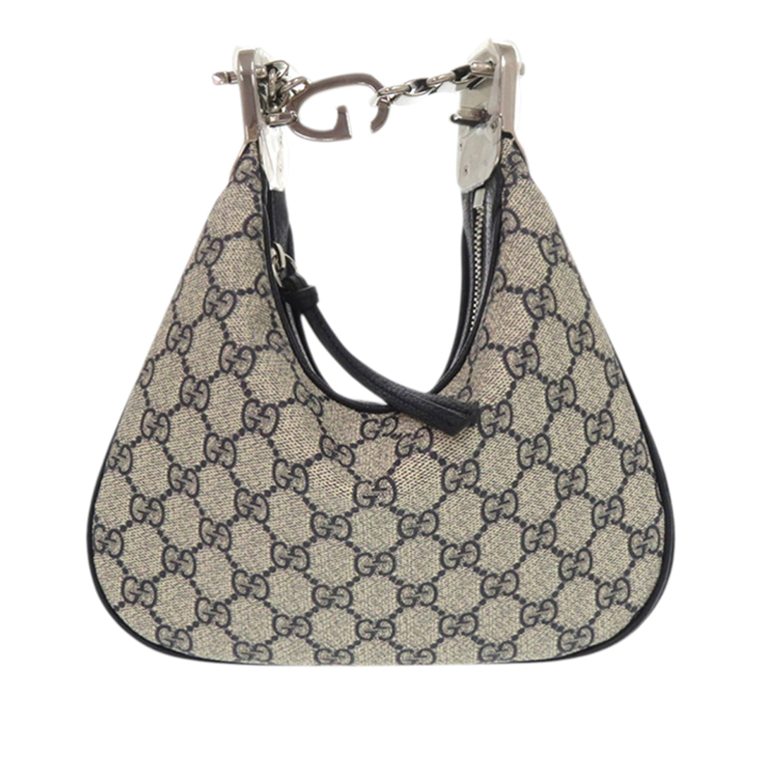 Gucci Small GG Supreme Web Attache Sac porté croisé