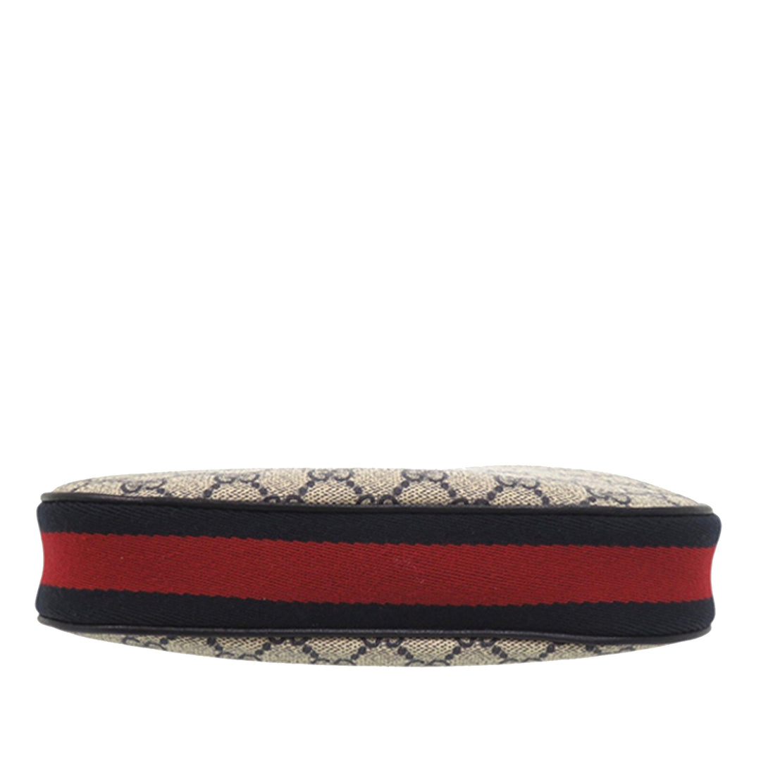 Gucci Small GG Supreme Web Attache Sac porté croisé