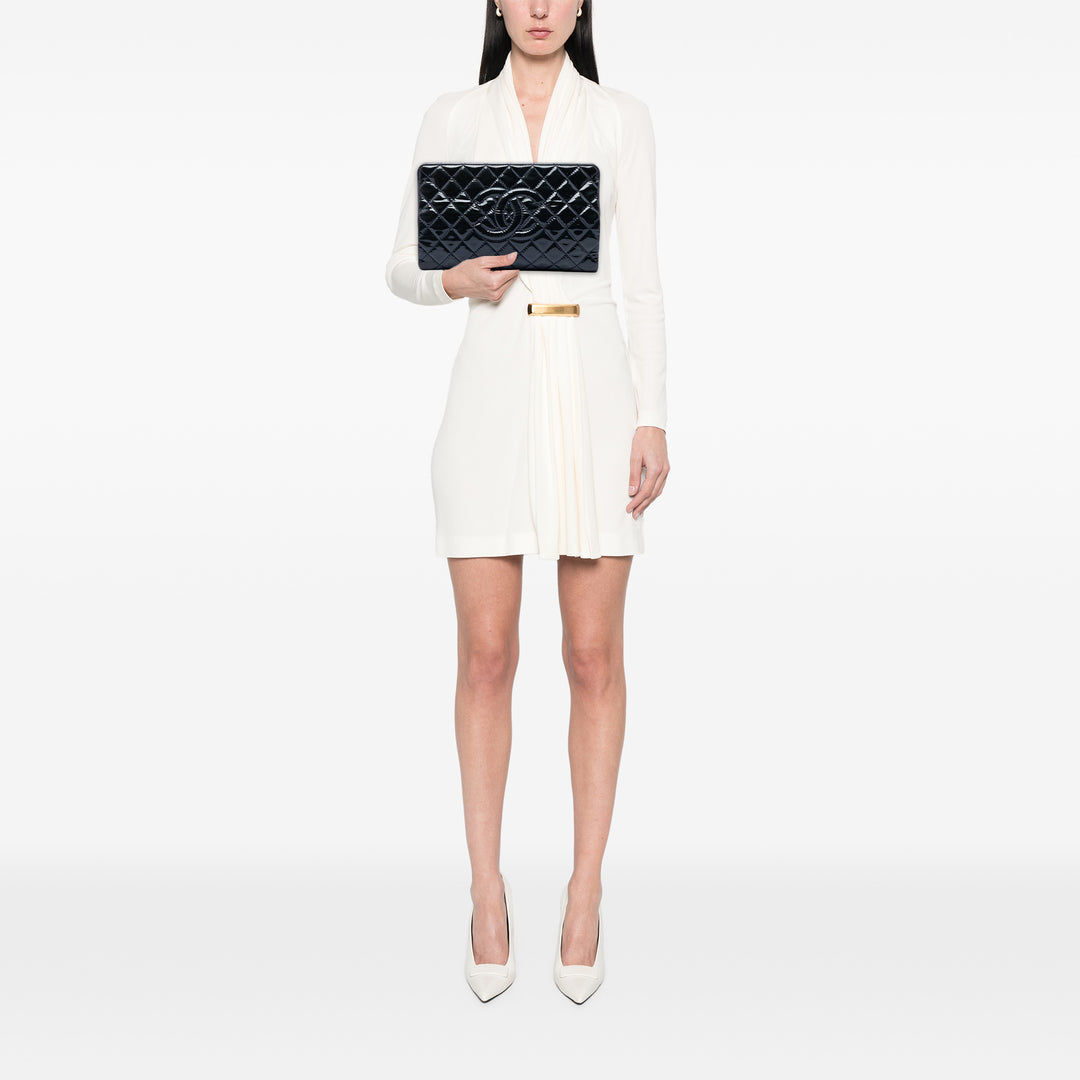 Chanel CC Matelassé Timeless Pochette Cuir