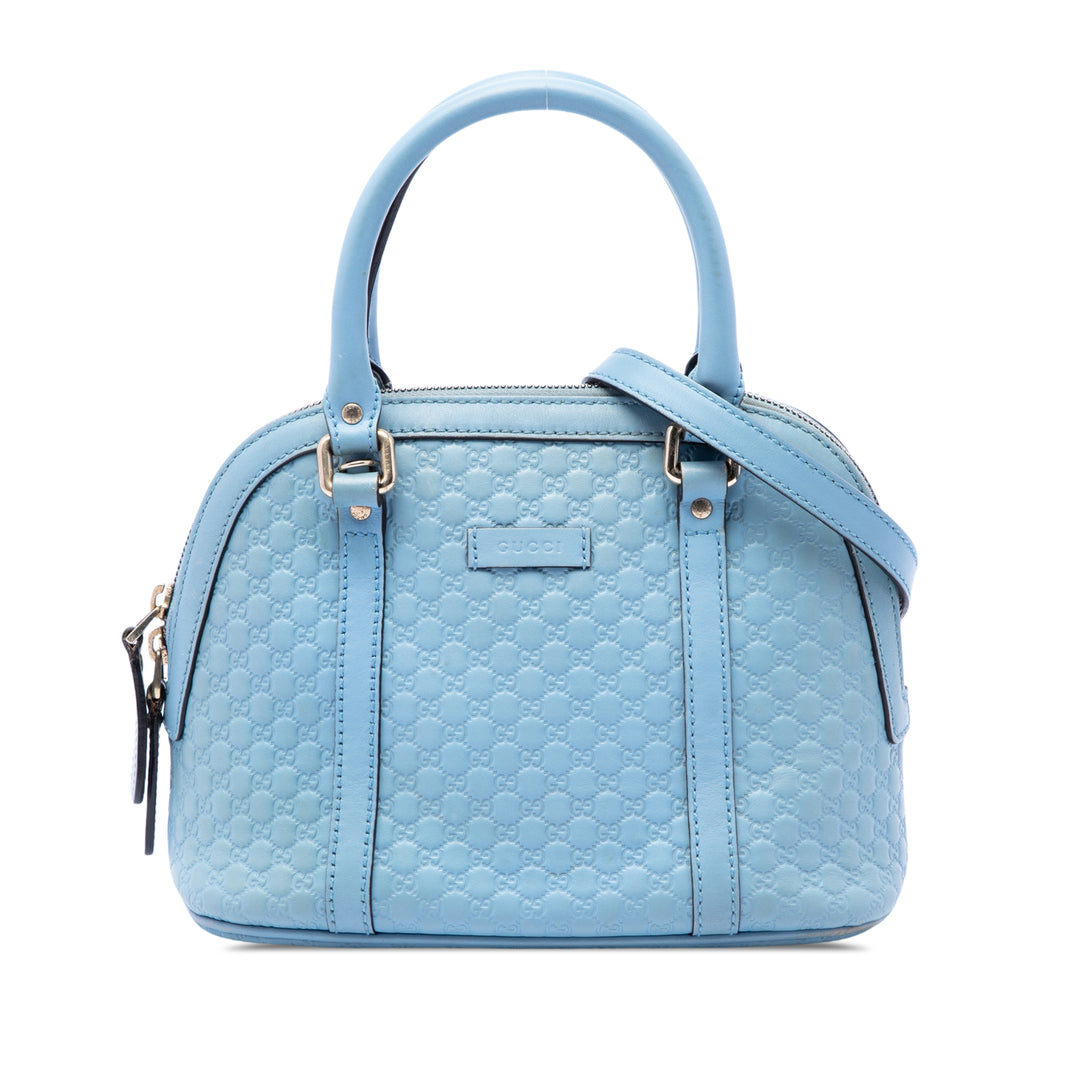 Microguccissima Sac dôme Mini Bleu