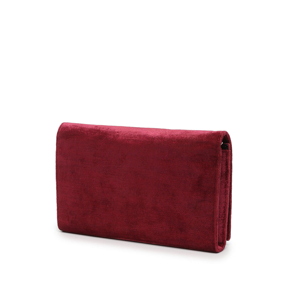 Saint Laurent Sac bandoulière Kate Wallet on Chain Rouge – vue 2 – GABY PARIS