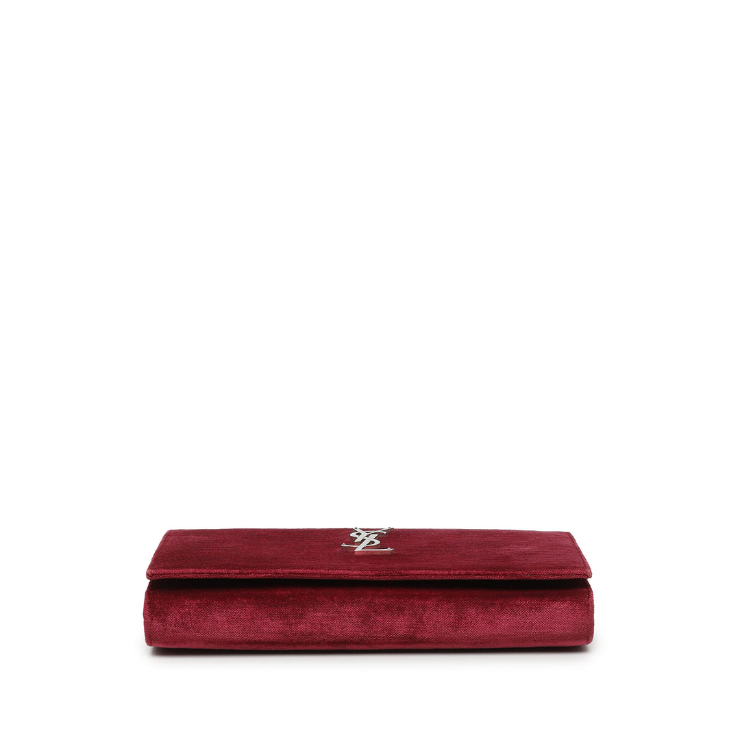 Saint Laurent Sac bandoulière Kate Wallet on Chain Rouge – vue 3 – GABY PARIS