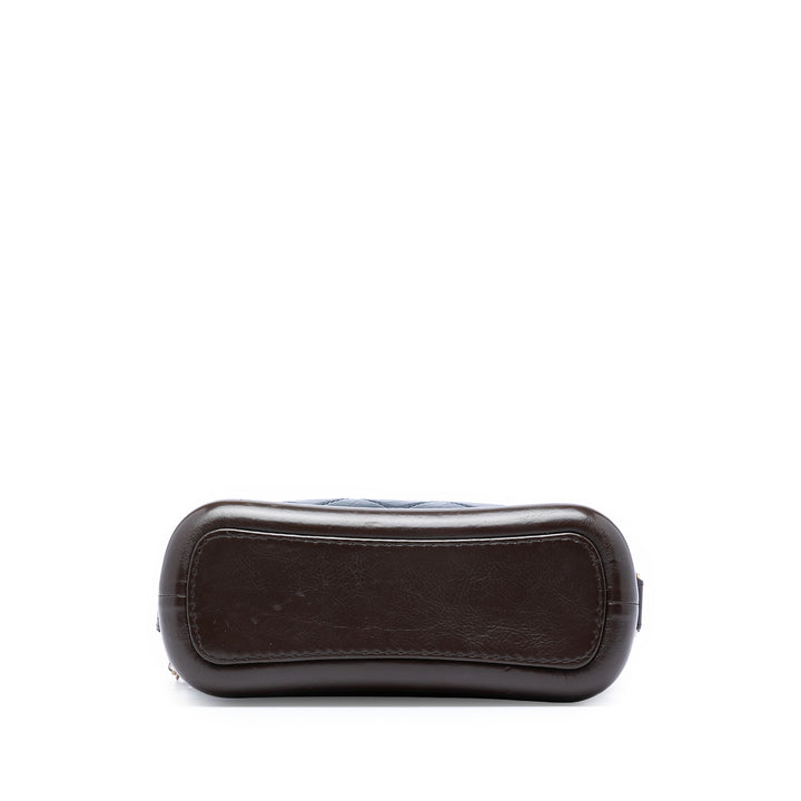 Chanel Small Bicolor vieilli Cuir de veau Gabrielle Sac porté croisé