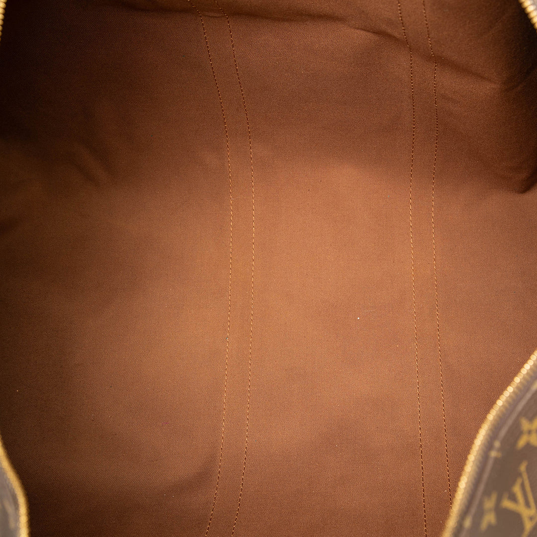 Louis Vuitton Keepall Bandouliere 60 Monogram Marron – vue 4 – GABY PARIS