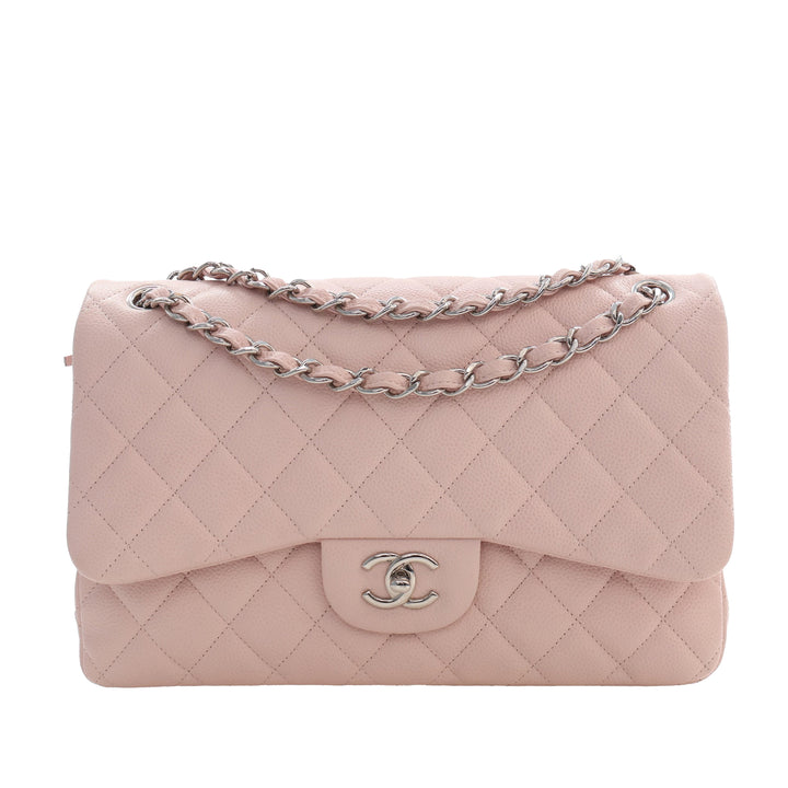 Chanel Jumbo Classic Caviar Double rabat