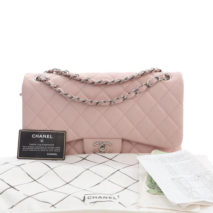 Chanel Jumbo Classic Caviar Double rabat