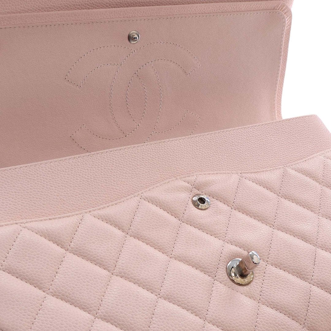 Chanel Jumbo Classic Caviar Double rabat