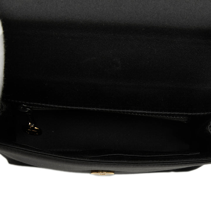 Chanel Beaded à rabat Sac Mini Satin
