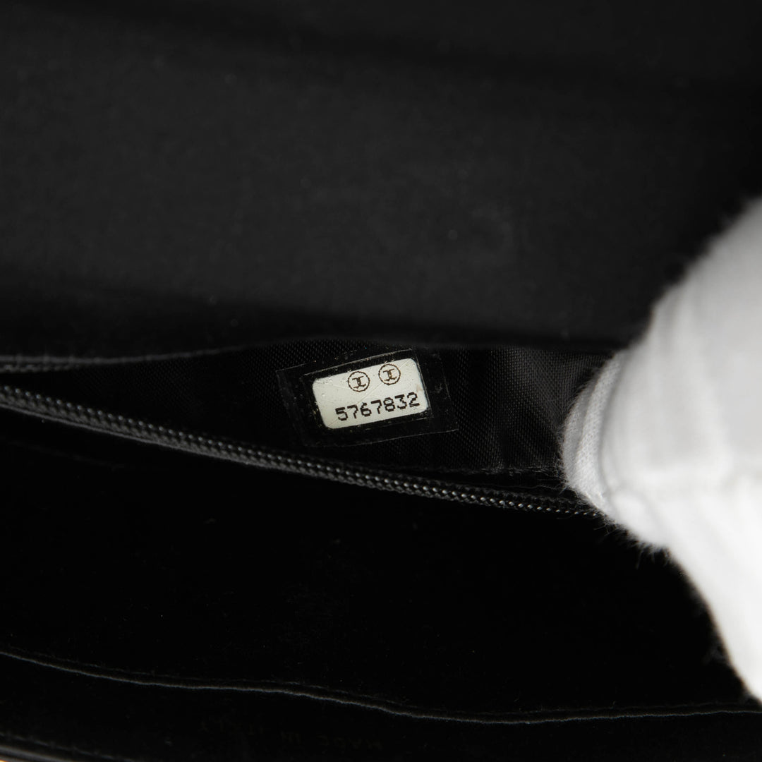 Chanel Beaded à rabat Sac Mini Satin