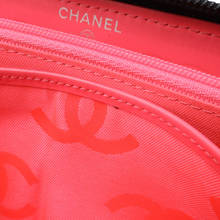 Chanel Matelassé Cuir d'agneau Cambon Ligne Zippy Portefeuille