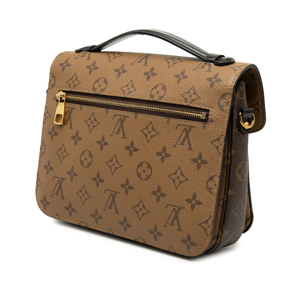 Louis Vuitton Pochette Métis Monogram Reverse Marron – vue 2 – GABY PARIS