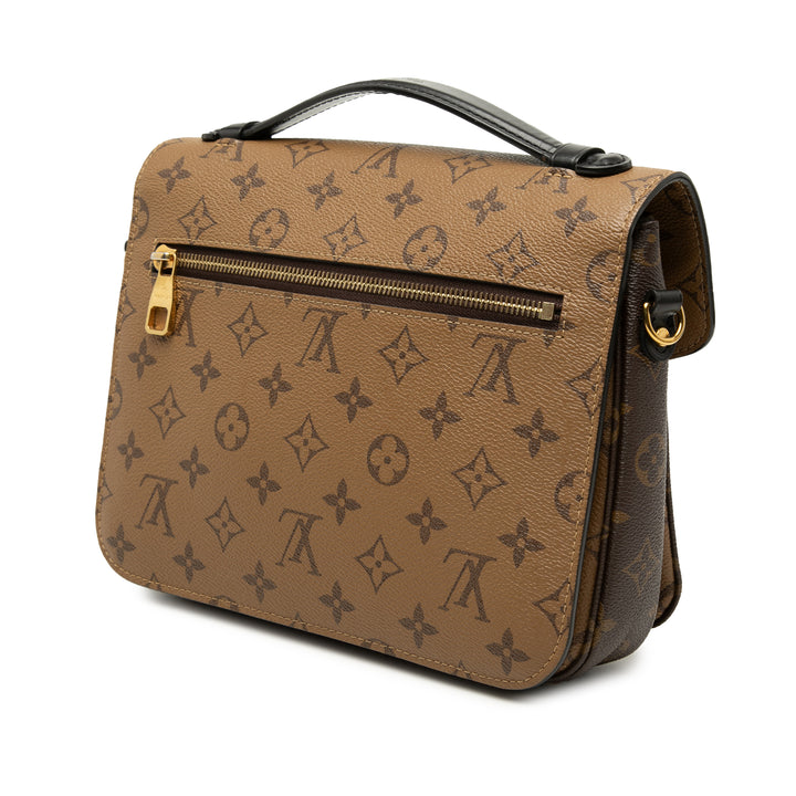 Louis Vuitton Pochette Métis Monogram Reverse Marron – vue 2 – GABY PARIS