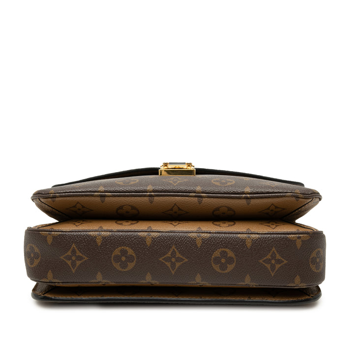 Louis Vuitton Pochette Métis Monogram Reverse Marron – vue 3 – GABY PARIS
