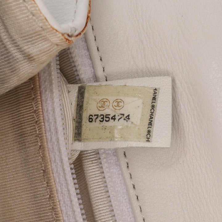 Reissue Square Quilt Satin Flap Blue - Gaby Paris