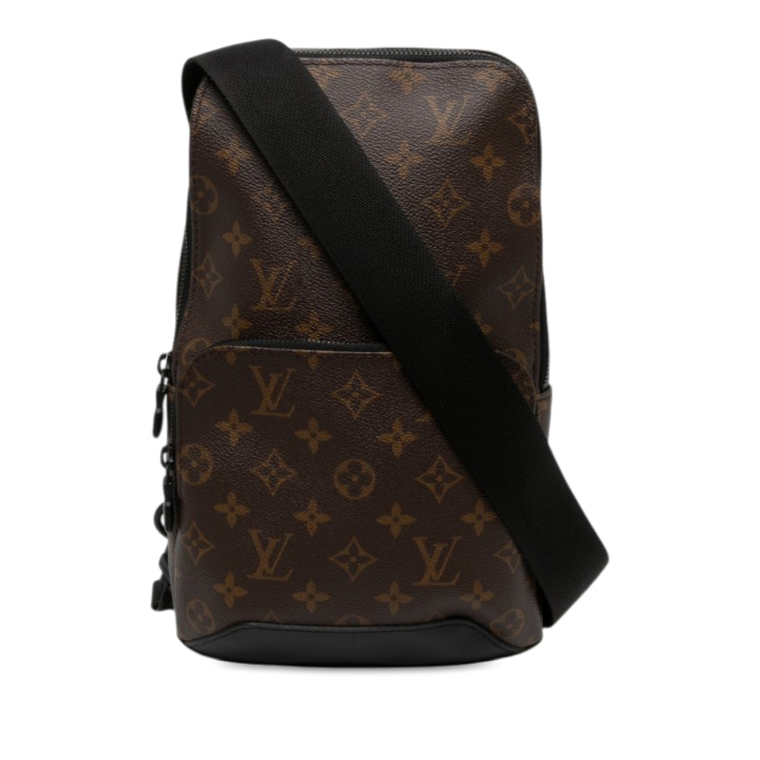 Louis Vuitton Macassar Avenue Sling Sac Monogram Marron – vue principale – GABY PARIS