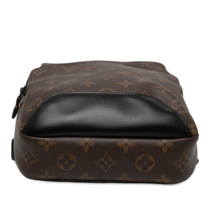 Louis Vuitton Macassar Avenue Sling Sac Monogram Marron – vue 3 – GABY PARIS