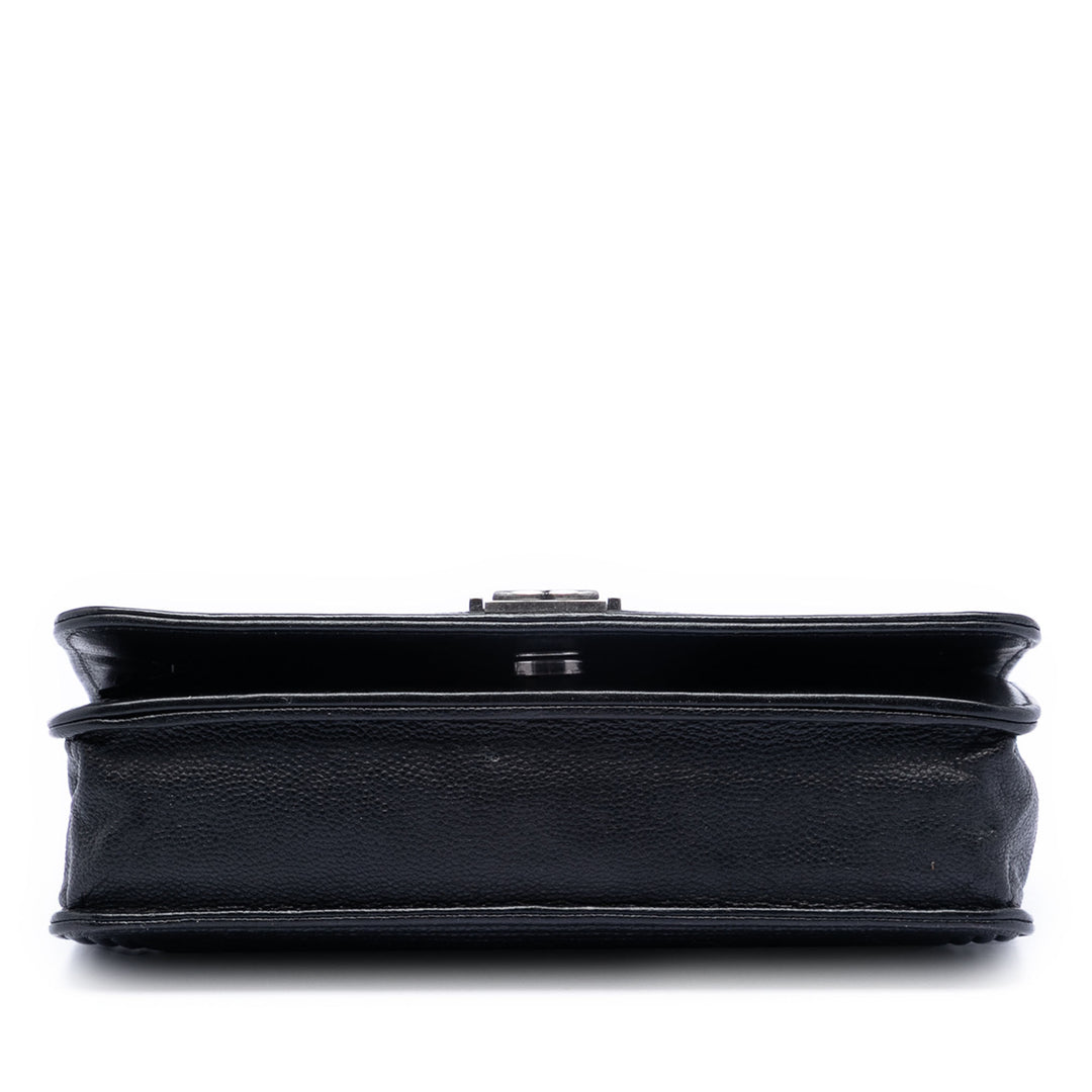 Chanel Matelassé Caviar Boy Wallet on Chain