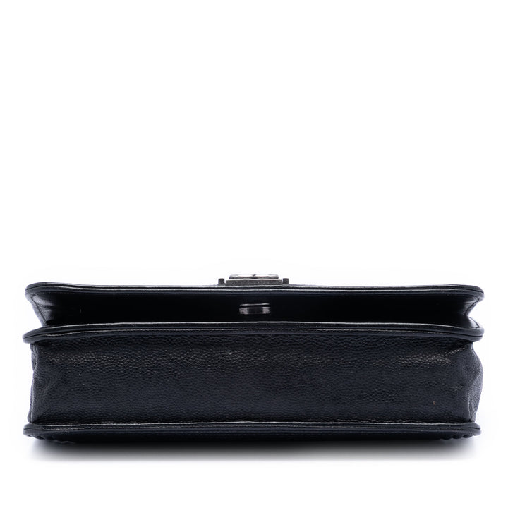 Chanel Matelassé Caviar Boy Wallet on Chain