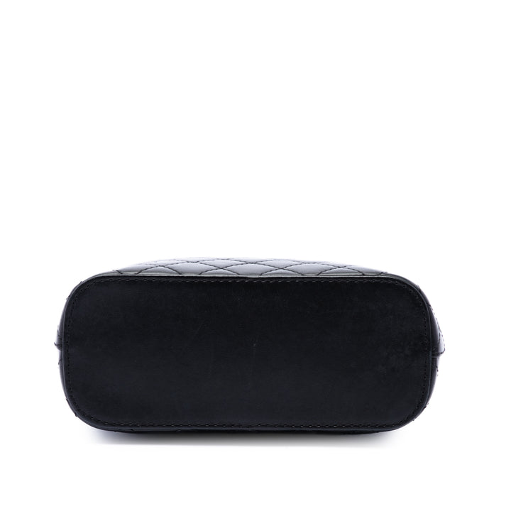 Chanel CC Matelassé Chaîne Sac Cuir d'agneau Noir – vue 3 – GABY PARIS