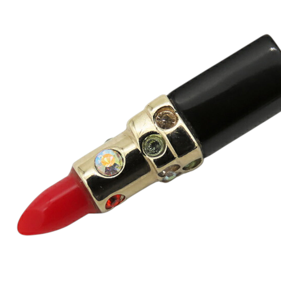 Chanel Doré Plated CC Lipstick Pendant Collier Doré – GABY PARIS Authentique