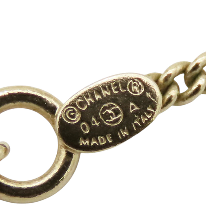 Chanel Doré Plated CC Lipstick Pendant Collier Doré – GABY PARIS Authentique