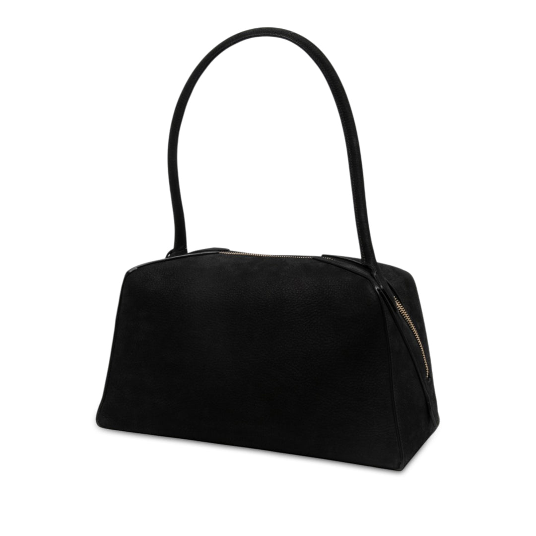 ALAÏA Nubuck Le Bouledogue Sac Noir – vue 2 – GABY PARIS