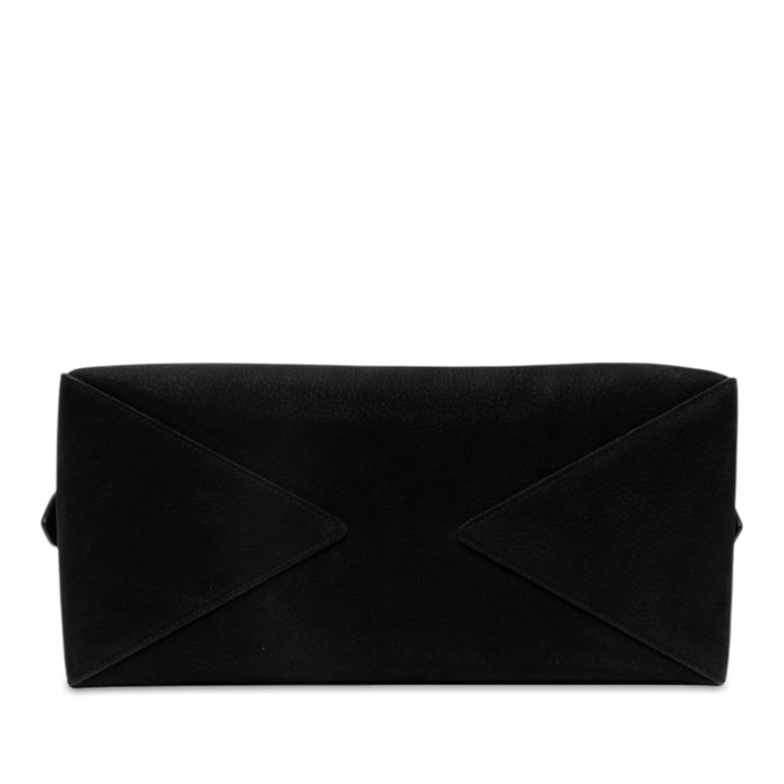 ALAÏA Nubuck Le Bouledogue Sac Noir – vue 3 – GABY PARIS