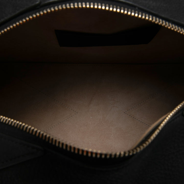 ALAÏA Nubuck Le Bouledogue Sac Noir – vue 4 – GABY PARIS