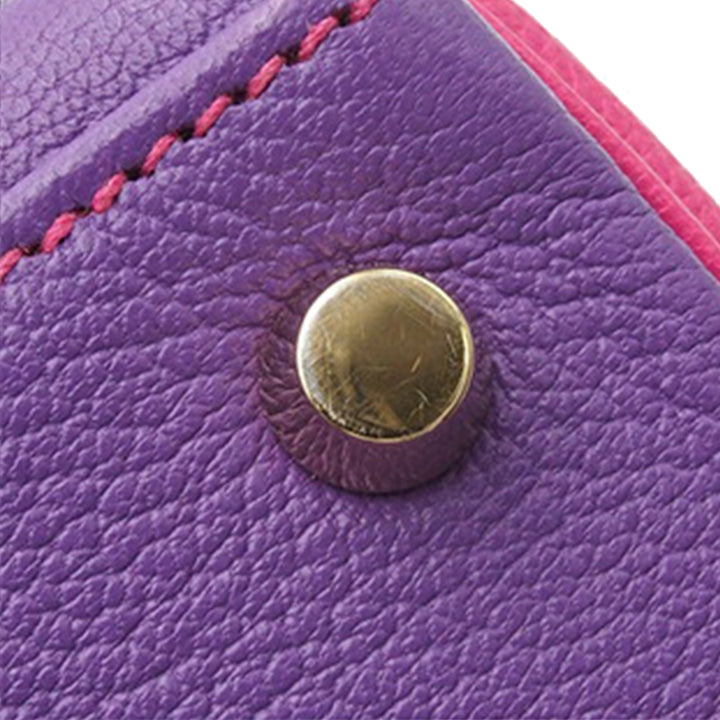 Special Order Bicolor Chevre Kelly II Retourne 28 Purple - Gaby Paris