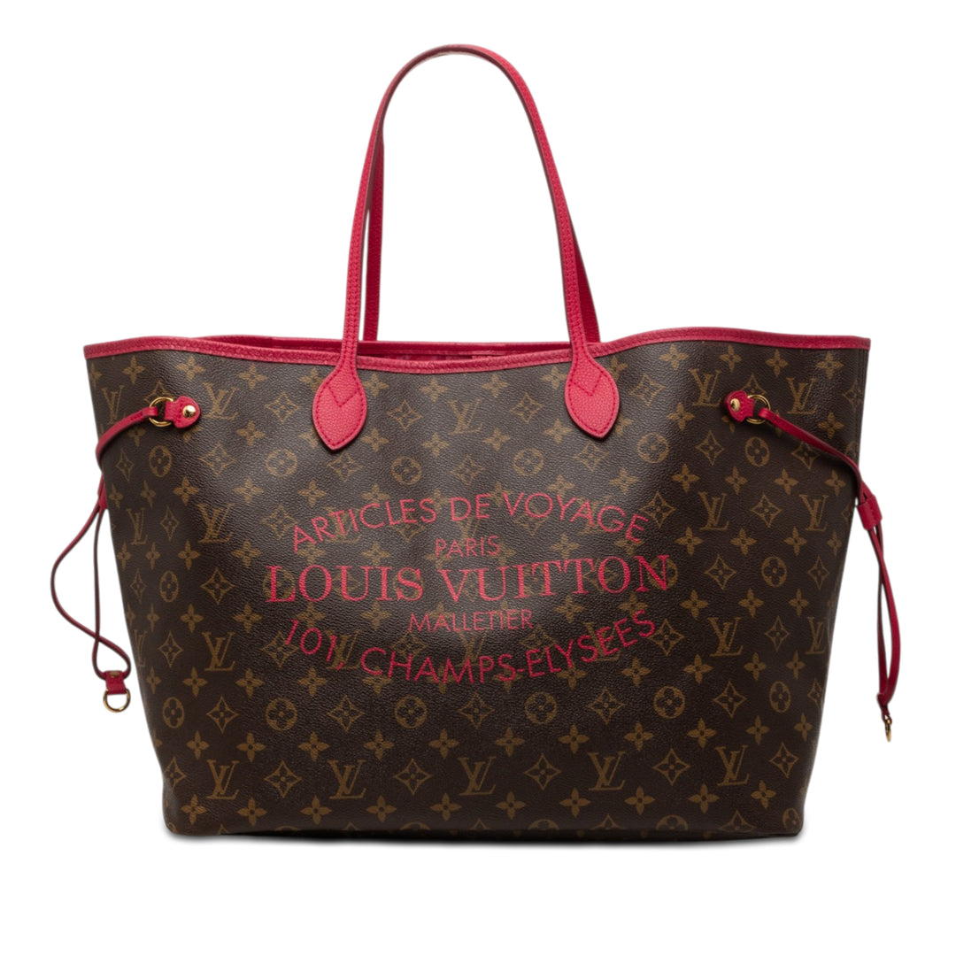 Louis Vuitton Ikat Neverfull MM Monogram Marron – vue principale – GABY PARIS