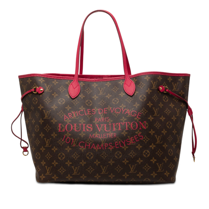 Louis Vuitton Ikat Neverfull MM Monogram Marron – vue principale – GABY PARIS