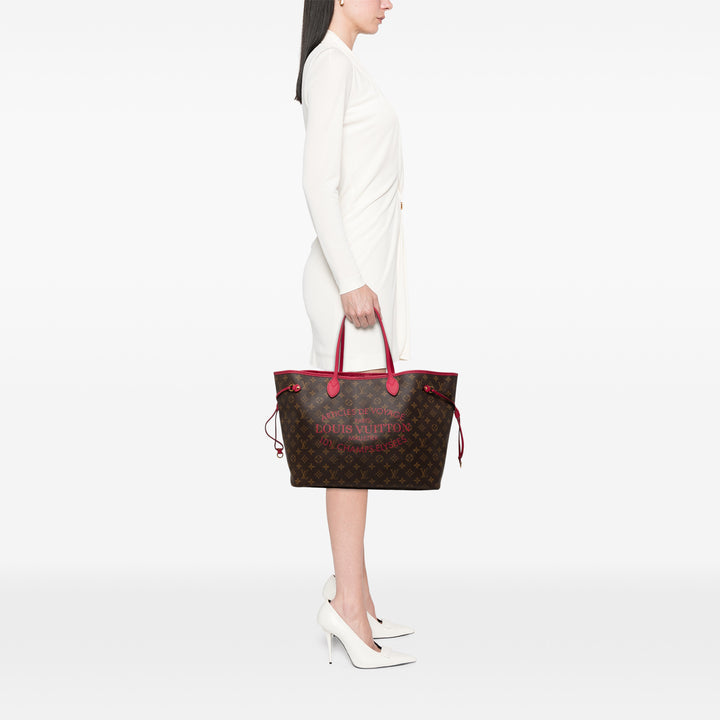 Louis Vuitton Ikat Neverfull MM Monogram Marron – vue 6 – GABY PARIS