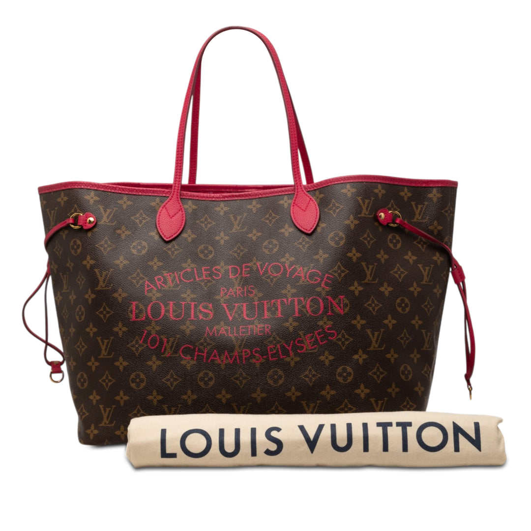 Louis Vuitton Ikat Neverfull MM Monogram Marron – vue 7 – GABY PARIS